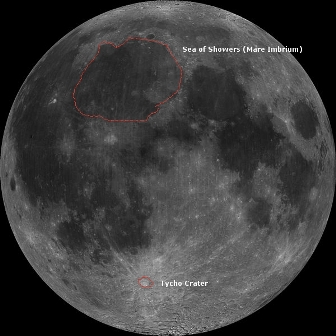 Near side of Moon
